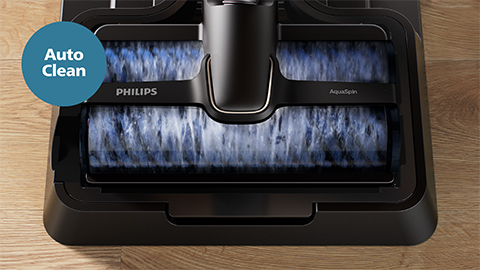 Philips AquaTrio Cordless za usisavanje i mokro brisanje serije 9000, sustav higijenskog automatskog či&scaron;ćenja