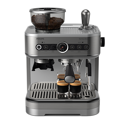 Philips Barista Brew; dvostruki spremnik za zrna kave, srebrna